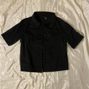 Black Button-up Blouse
